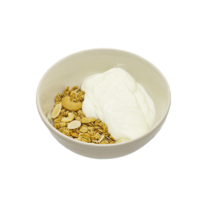Granola with yogurt