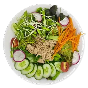 Salad with Tuna by cafe de thaan aoan