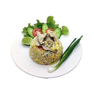 Thai fried rice with pork or chicken