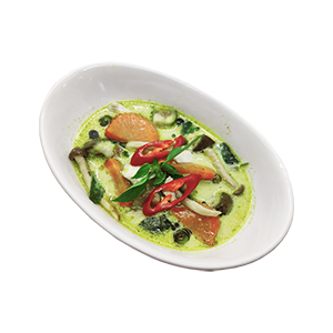 Green curry with vegetables