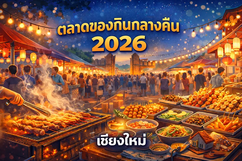 ตลาดของกินกลางคืนเชียงใหม่