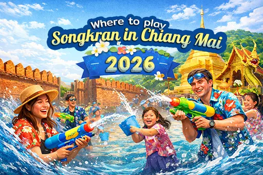 Where to play songkran in Chiang Mai
