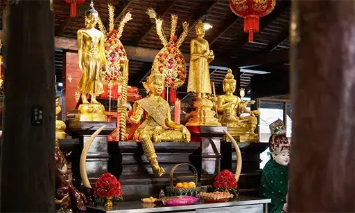 Sacred shrines at Mon Kuwera Chiang Mai 2026