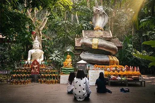 Mon Kuwera shrine grounds Chiang Mai 2026